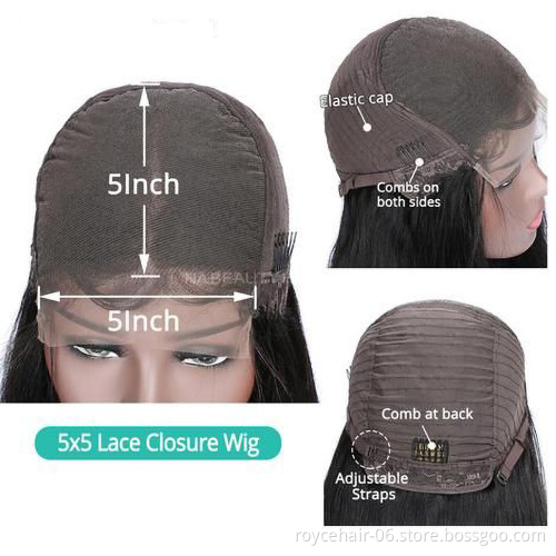 Cheap Transparent Lace wigs, Kinky Curly Brazilian Raw Hair Unprocessed Durable 5x5 Lace Closure Human Hair Wig For Women